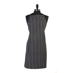 Bib Apron Black Chalkstripe